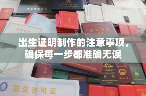 旗山出生证明制作的注意事项，确保每一步都准确无误