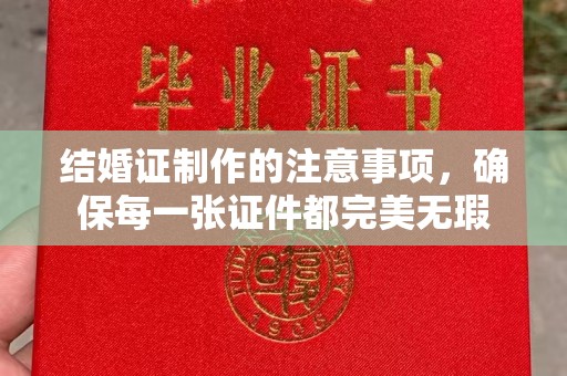 旗山结婚证制作的注意事项，确保每一张证件都完美无瑕