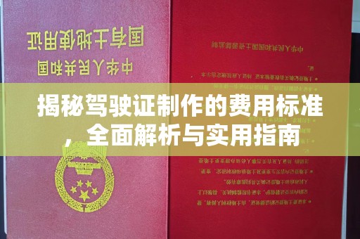 旗山揭秘驾驶证制作的费用标准，全面解析与实用指南