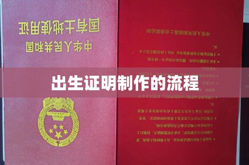 旗山出生证明制作的流程